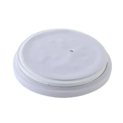 Lindby LED-Außendeckenleuchte Kirkola, 4000 K, Ø 34 cm, weiß