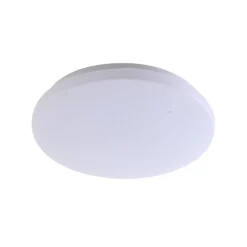 Lindby LED-Außendeckenleuchte Kirkola, 4000 K, Ø 34 cm, weiß