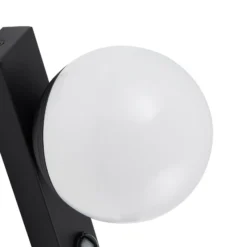 Lindby LED-Außenwandlampe Larcie, 35 cm, 2-flg., Alu, Sensor