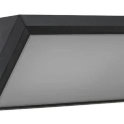 Lindby LED-Außenwandleuchte Abby, Sensor, IP65, dunkelgrau