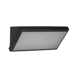 Lindby LED-Außenwandleuchte Abby, Sensor, IP65, dunkelgrau