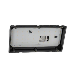 Lindby LED-Außenwandleuchte Abby, Sensor, IP65, dunkelgrau