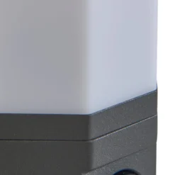 Lindby LED-Außenwandleuchte Alaric, Alu, anthrazit, Sensor