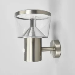 Lindby LED-Außenwandleuchte Antje, Bewegungsmelder, IP44