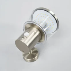 Lindby LED-Außenwandleuchte Antje, Bewegungsmelder, IP44
