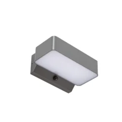 Lindby LED-Außenwandleuchte Fando, anthrazit, Sensor, IP44