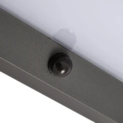 Lindby LED-Außenwandleuchte Fando, anthrazit, Sensor, IP44