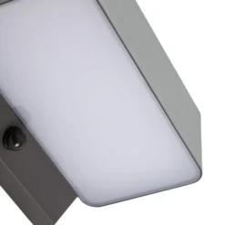 Lindby LED-Außenwandleuchte Fando, anthrazit, Sensor, IP44