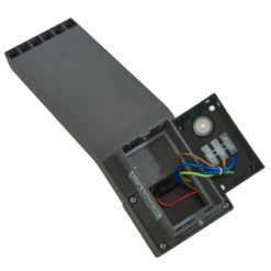 Lindby LED-Außenwandleuchte Korvik, 26 cm, anthrazit, Sensor