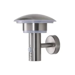 Lindby LED-Außenwandleuchte Lillie, Sensor, Höhe 19cm