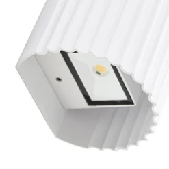 Lindby LED-Außenwandleuchte Ralino, weiß, 2-flg., IP65