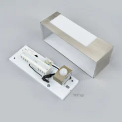 Lindby LED-Außenwandleuchte Severina, 25 cm, Sensor, Stahl