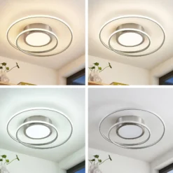 Lindby LED-Deckenlampe Bovia, CCT, Fernbedienung, dimmbar