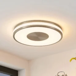 Lindby LED-Deckenlampe Fjella, RGB, CCT, Fernbedienung