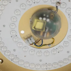 Lindby LED-Deckenlampe Gracjan, schwarz, Metall, CCT, Ø45cm