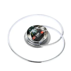 Lindby LED-Deckenlampe Joline, Ø 45 cm, chromfarben, Metall