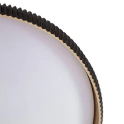 Lindby LED-Deckenlampe Jovian, schwarz, Ø 40cm, CCT, dimmbar