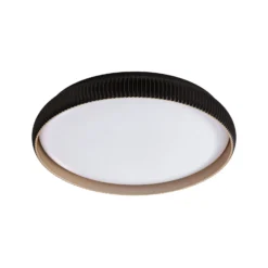 Lindby LED-Deckenlampe Jovian, schwarz, Ø 40cm, CCT, dimmbar
