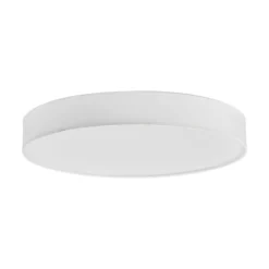 Lindby LED-Deckenlampe Saira, Ø 50 cm, weiß, Textil