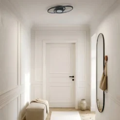 Lindby LED-Deckenlampe Thalina, 60cm, dim., Infinity Tunnel