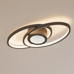 Lindby LED-Deckenlampe Thalina, 60cm, dim., Infinity Tunnel