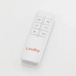 Lindby LED-Deckenleuchte Caitlin, nickel, CCT, Fernbedienung