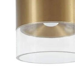 Lindby LED-Deckenleuchte Dalila, gold, Ø 10 cm, Aluminium