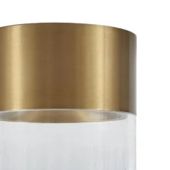 Lindby LED-Deckenleuchte Dalila, gold, Ø 10 cm, Aluminium