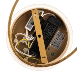 Lindby LED-Deckenleuchte Dorle, Ø 60 cm, gold, Aluminium