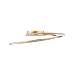 Lindby LED-Deckenleuchte Dorle, Ø 60 cm, gold, Aluminium