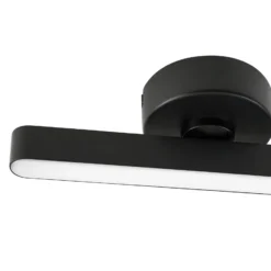 Lindby LED-Deckenleuchte Eldrin, 1-flg., schwarz,Lichtleiste