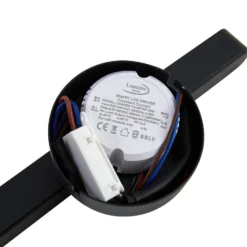 Lindby LED-Deckenleuchte Eldrin, 1-flg., schwarz,Lichtleiste