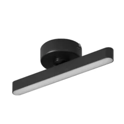 Lindby LED-Deckenleuchte Eldrin, 1-flg., schwarz,Lichtleiste