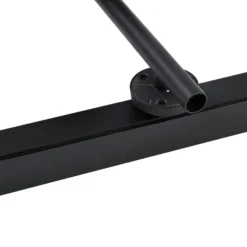 Lindby LED-Deckenleuchte Eldrin, 2-flg., schwarz,Lichtleiste
