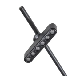 Lindby LED-Deckenleuchte Eldrin, 6-flg., schwarz,Lichtpunkte