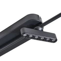 Lindby LED-Deckenleuchte Eldrin, 6-flg., schwarz,Lichtpunkte