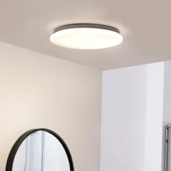 Lindby LED-Deckenleuchte Eovi, Ø 33 cm, weiß, 3.000 K, rund