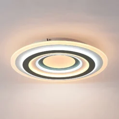 Lindby LED-Deckenleuchte Jazmina, 50 cm, CCT, Fernbedienung