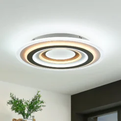 Lindby LED-Deckenleuchte Jazmina, 50 cm, CCT, Fernbedienung
