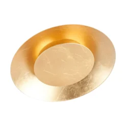 Lindby LED-Deckenleuchte Keti, Ø 35 cm, gold, rund, Metall