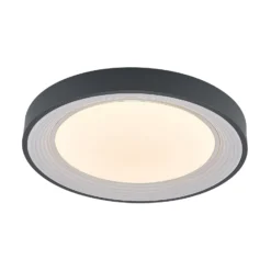 Lindby LED-Deckenleuchte Lindum, RGB, CCT, Remote, dimmbar