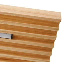 Lindby LED-Deckenleuchte Madero, Kiefernholz, 90 cm x 20 cm