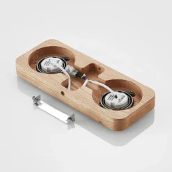 Lindby LED-Deckenleuchte Mikari, 30 cm, Holz, schwenkbar