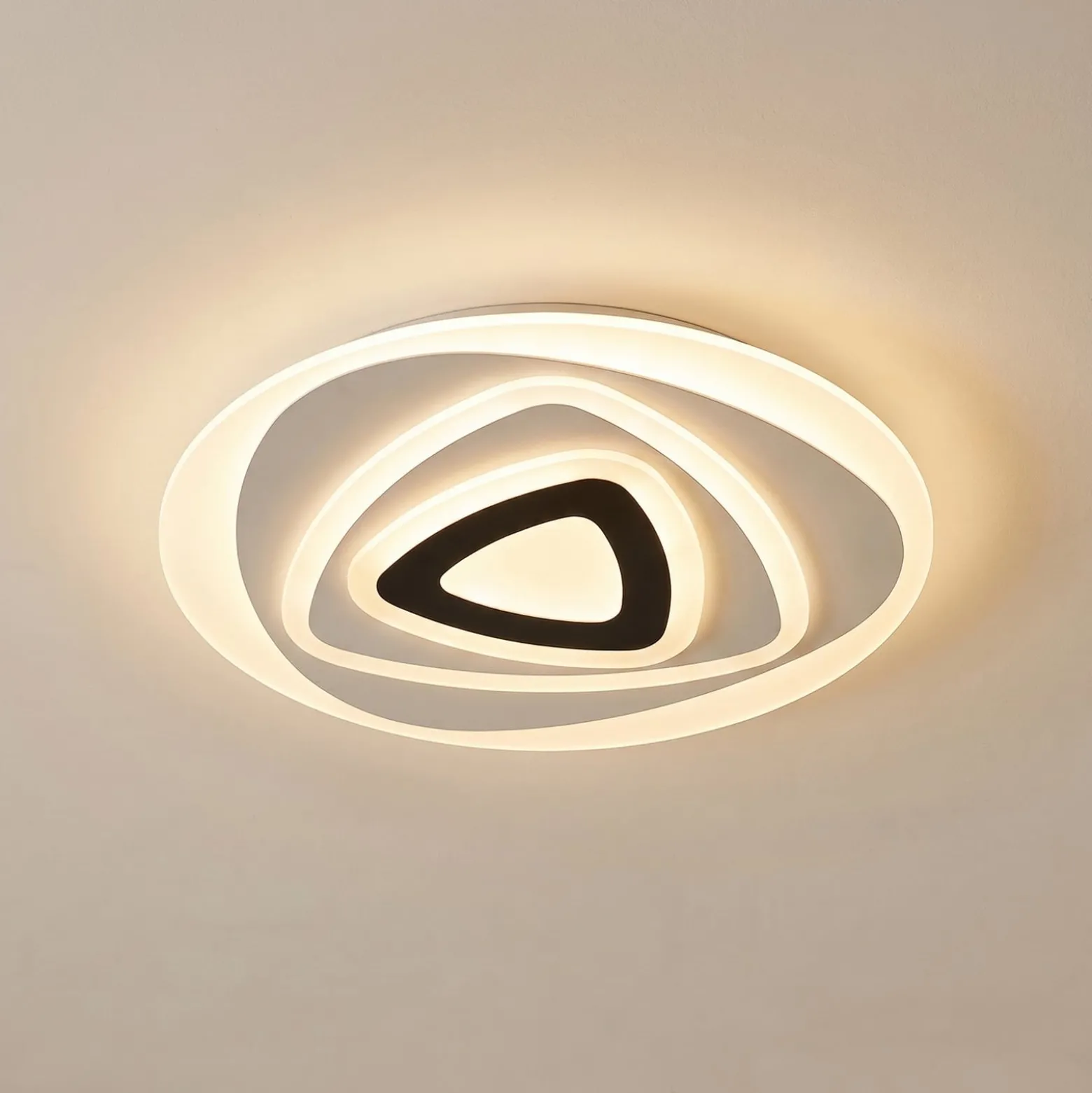 Lindby LED-Deckenleuchte Rebeka, Ø 70 cm, CCT, Fernbedienung