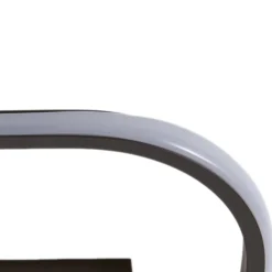 Lindby LED-Deckenleuchte Romilda, grau, Holz, 37 cm breit