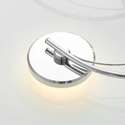 Lindby LED-Deckenleuchte Rouven, Spiralform, 6-flg., grau