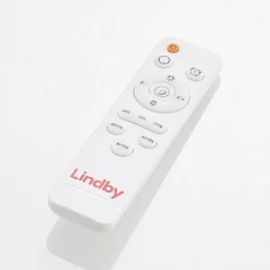 Lindby LED-Deckenleuchte Verdan,, schwarz, Metall, dim., CCT