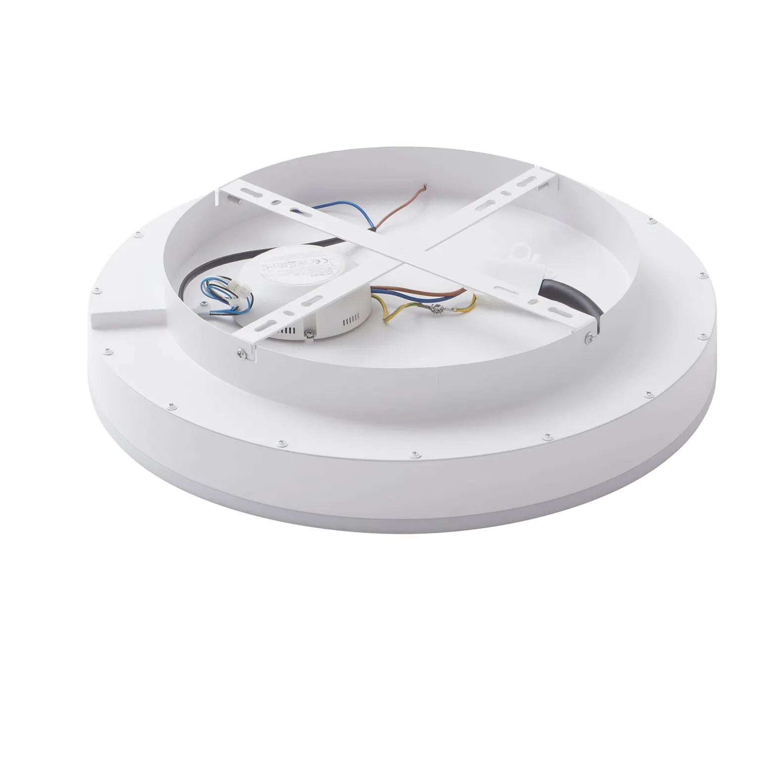 Lindby LED-Deckenleuchte Yasmen, weiß, Metall, 3-step-dim