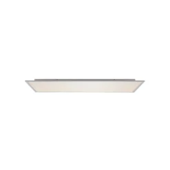 Lindby LED-Deckenleuchte Zento, 4.000 K, 120 cm, silber