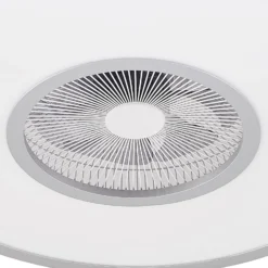 Lindby LED-Deckenventilator Romea, rund, DC, leise, 60 cm
